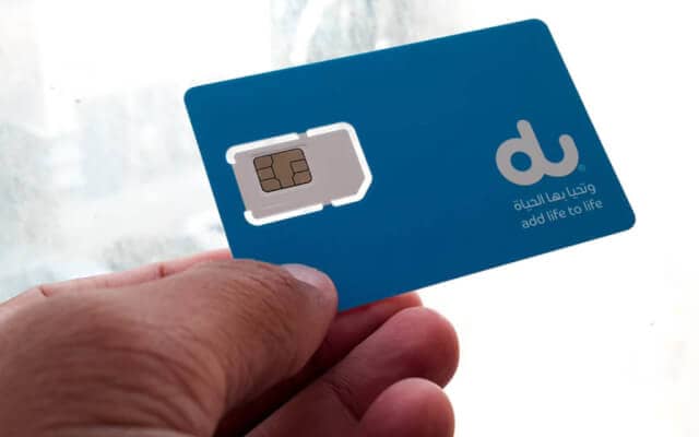 Best Prepaid SIM card in UAE for Tourists