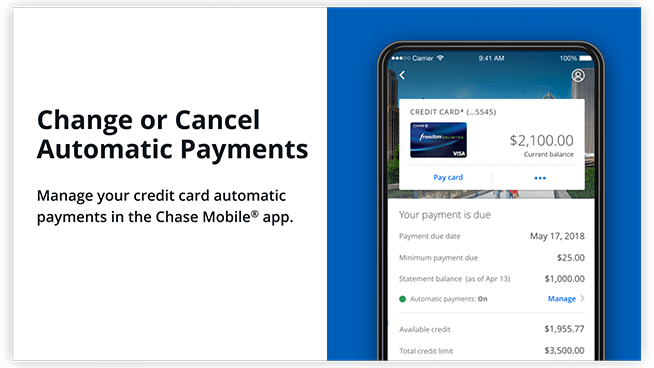 How To Stop Automatic Payments On Chase Debit Card