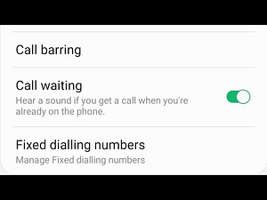 How to activate call waiting in Samsung A51