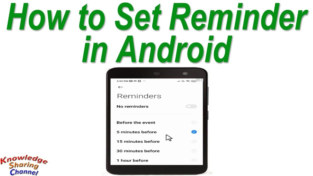 How To Set A Reminder On Android Easily