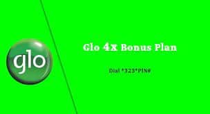 Using Glo *323*Pin# Recharge To Get 4x Bonus